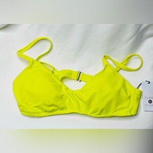 Shade & Shore Neon Lime Bikini Top